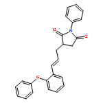 2,5-PYRROLIDINEDIONE, 3-[3-(2-PHENOXYPHENYL)-2-PROPENYL]-1-PHENYL-