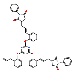 2,5-PYRROLIDINEDIONE, 3,3'-[[6-[2-(2-PROPENYL)PHENOXY]-1,3,5-TRIAZINE-2,4-DIYL]BIS(OXY-2,1-PHENYLENE-2-PROPENE-3,1-DIYL)]BIS[1-PHENYL-