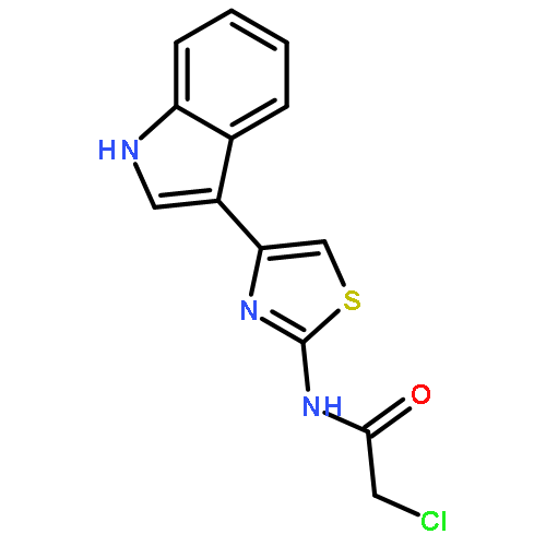 Acetamide,2-chloro-N-[4-(1H-indol-3-yl)-2-thiazolyl]-