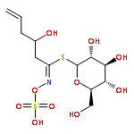 b-D-Glucopyranose, 1-thio-,1-[3-hydroxy-N-(sulfooxy)-5-hexenimidate]