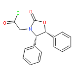 3-Oxazolidineacetyl chloride, 2-oxo-4,5-diphenyl-, (4S,5R)-