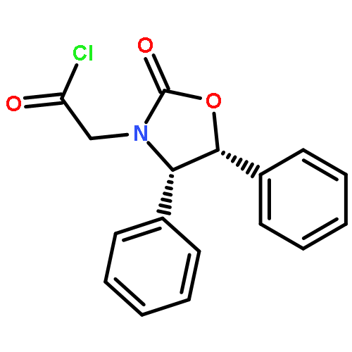 3-Oxazolidineacetyl chloride, 2-oxo-4,5-diphenyl-, (4S,5R)-