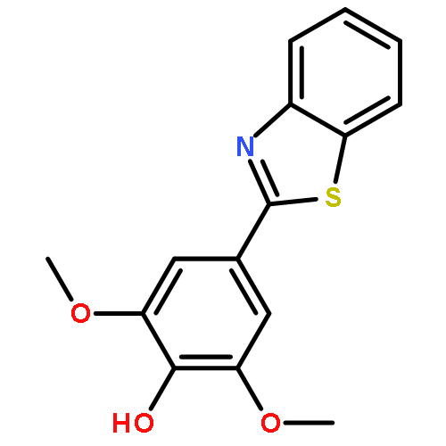 Phenol, 4-(2-benzothiazolyl)-2,6-dimethoxy-