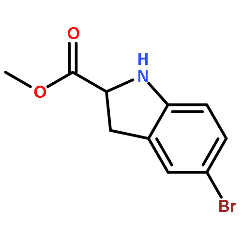 1H-Indole-2-carboxylic acid, 5-bromo-2,3-dihydro-, methyl ester