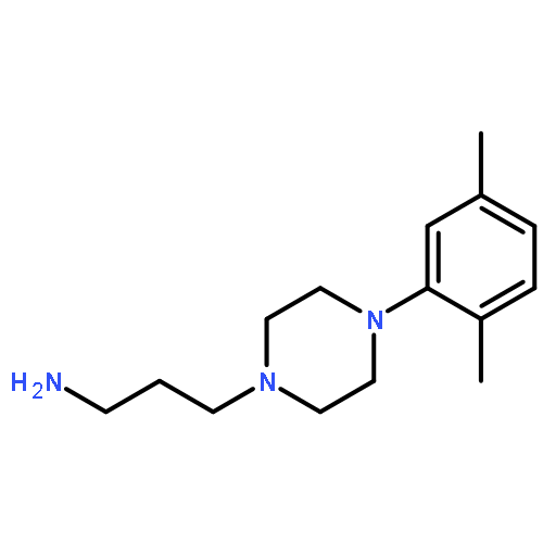 1-Piperazinepropanamine, 4-(2,5-dimethylphenyl)-