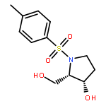 2-Pyrrolidinemethanol, 3-hydroxy-1-[(4-methylphenyl)sulfonyl]-, (2S-cis)-