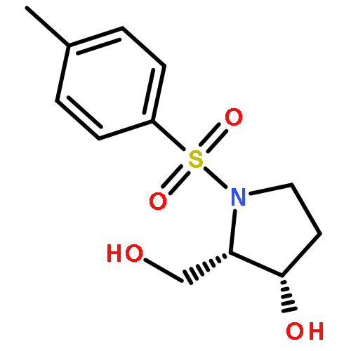 2-Pyrrolidinemethanol, 3-hydroxy-1-[(4-methylphenyl)sulfonyl]-, (2S-cis)-