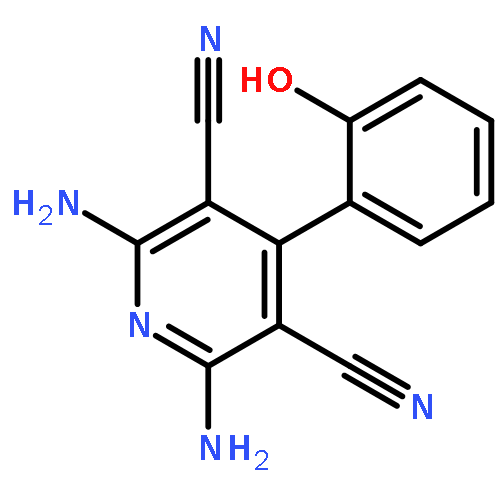 3,5-PYRIDINEDICARBONITRILE, 2,6-DIAMINO-4-(2-HYDROXYPHENYL)-