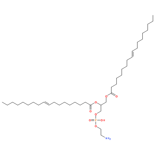 9-Octadecenoic acid,(1R)-1-[[[(2-aminoethoxy)hydroxyphosphinyl]oxy]methyl]-1,2-ethanediylester, (9E,9'E)-