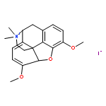 4,5alpha-epoxy-3,6-dimethoxy-17,17-dimethyl-morphina-6,8(14)-dienium; iodide