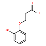 Propanoic acid, 3-(2-hydroxyphenoxy)-