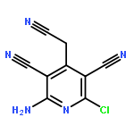 3,5-Pyridinedicarbonitrile,2-amino-6-chloro-4-(cyanomethyl)-