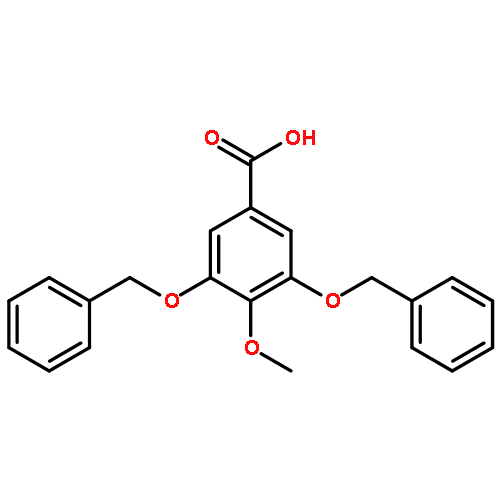 Benzoic acid, 4-methoxy-3,5-bis(phenylmethoxy)-