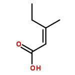 2-Pentenoic acid, 3-methyl-, (E)-