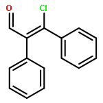 Benzeneacetaldehyde, a-(chlorophenylmethylene)-, (Z)-