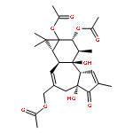 5H-Cyclopropa[3,4]benz[1,2-e]azulen-5-one,9,9a-bis(acetyloxy)-3-[(acetyloxy)methyl]-1,1a,1b,4,4a,7a,7b,8,9,9a-decahydro-4a,7b-dihydroxy-1,1,6,8-tetramethyl-,(1aR,1bS,4aR,7aS,7bS,8R,9R)-