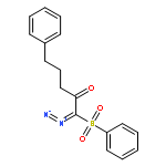 2-Pentanone, 1-diazo-5-phenyl-1-(phenylsulfonyl)-