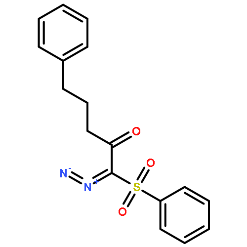 2-Pentanone, 1-diazo-5-phenyl-1-(phenylsulfonyl)-