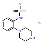 N-(2-(Piperazin-1-yl)phenyl)methanesulfonamide hydrochloride