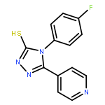 4-(4-Fluoro-phenyl)-5-pyridin-4-yl-4H-[1,2,4]triazole-3-thiol