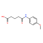 Pentanoic acid, 5-[(4-methoxyphenyl)amino]-5-oxo-