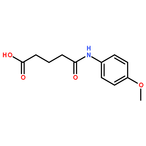 Pentanoic acid, 5-[(4-methoxyphenyl)amino]-5-oxo-