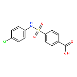 Benzoic acid, 4-[[(4-chlorophenyl)amino]sulfonyl]-