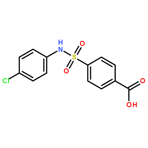 Benzoic acid, 4-[[(4-chlorophenyl)amino]sulfonyl]-