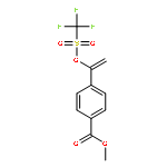 methyl 4-(1-(((trifluoromethyl)sulfonyl)oxy)vinyl)benzoate