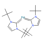 Palladium,bis[1,3-bis(1,1-dimethylethyl)-1,3-dihydro-2H-imidazol-2-ylidene]-