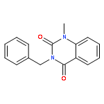 2,4(1H,3H)-Quinazolinedione, 1-methyl-3-(phenylmethyl)-