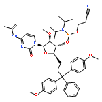 N-Acetyl-5'-O-(4,4-dimethoxytrityl)-2'-O-methylcytidine-3'-(2-cyanoethyl-N,N-diisopropyl)phosphoramidite