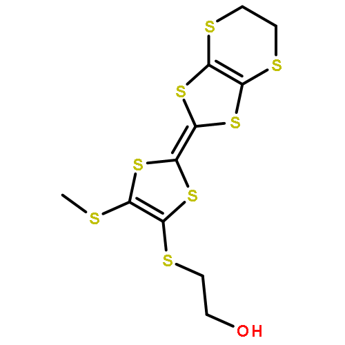 Ethanol,2-[[2-(5,6-dihydro-1,3-dithiolo[4,5-b][1,4]dithiin-2-ylidene)-5-(methylthio)-1,3-dithiol-4-yl]thio]-