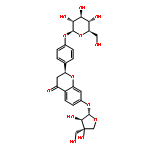 liquiritigeninyl-7-O-β-D-furanapiosyl-4'-O-β-D-glucopyranoside