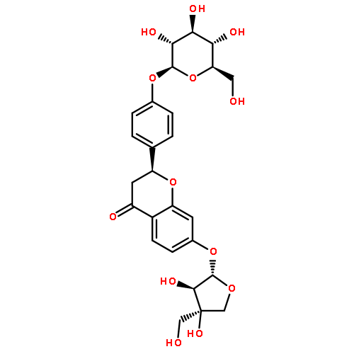 liquiritigeninyl-7-O-β-D-furanapiosyl-4'-O-β-D-glucopyranoside