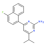 4-(4-Fluoronaphthalen-1-yl)-6-isopropylpyrimidin-2-amine