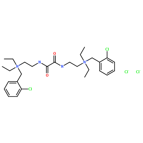 Benzenemethanaminium,N,N'-[(1,2-dioxo-1,2-ethanediyl)bis(imino-2,1-ethanediyl)]bis[2-chloro-N,N-diethyl-,chloride (1:2)