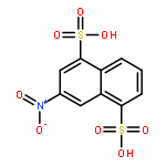 3-nitronaphthalene-1,5-disulphonic acid