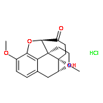 Morphinan-6-one,4,5-epoxy-14-hydroxy-3-methoxy-17-methyl-, hydrochloride (1:1), (5a)-