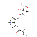 2-Butenoic acid,2-methyl-,(1S,7aR)-7-[[(2R)-2,3-dihydroxy-2-[(1S)-1-methoxyethyl]-3-methyl-1-oxobutoxy]methyl]-2,3,5,7a-tetrahydro-4-oxido-1H-pyrrolizin-1-ylester, (2Z)-