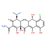 2-Naphthacenecarboxamide,7-chloro-4-(dimethylamino)-1,4,4a,5,5a,6,11,12a-octahydro-3,6,10,12,12a-pentahydroxy-1,11-dioxo-,(4S,4aS,5aS,6S,12aS)-