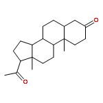 Pregnane-3,20-dione, (5b)-