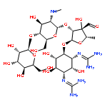 D-Streptamine, O-b-D-mannopyranosyl-(1®4)-O-2-deoxy-2-(methylamino)-a-L-glucopyranosyl-(1®2)-O-5-deoxy-3-C-formyl-a-L-lyxofuranosyl-(1®4)-N1,N3-bis(aminoiminomethyl)-