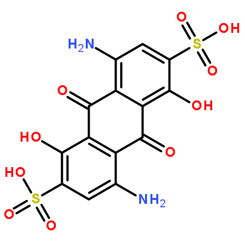 2,6-Anthracenedisulfonicacid, 4,8-diamino-9,10-dihydro-1,5-dihydroxy-9,10-dioxo-