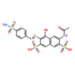 2,7-Naphthalenedisulfonicacid, 6-(acetylamino)-3-[2-[4-(aminosulfonyl)phenyl]diazenyl]-4-hydroxy-