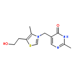 Thiazolium,3-[(3,4-dihydro-2-methyl-4-oxo-5-pyrimidinyl)methyl]-5-(2-hydroxyethyl)-4-methyl-