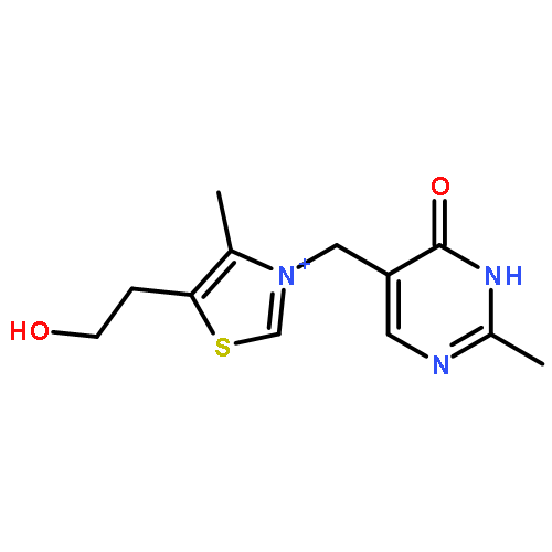 Thiazolium,3-[(3,4-dihydro-2-methyl-4-oxo-5-pyrimidinyl)methyl]-5-(2-hydroxyethyl)-4-methyl-