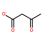 Butanoic acid, 3-oxo-,ion(1-)