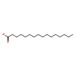 Hexadecanoic acid,ion(1-)