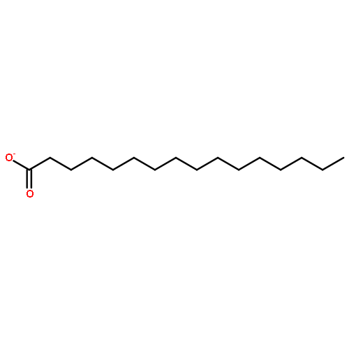 Hexadecanoic acid,ion(1-)